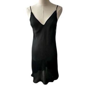 Gap 2000s Sheer Black Dress Slip size women’s XS